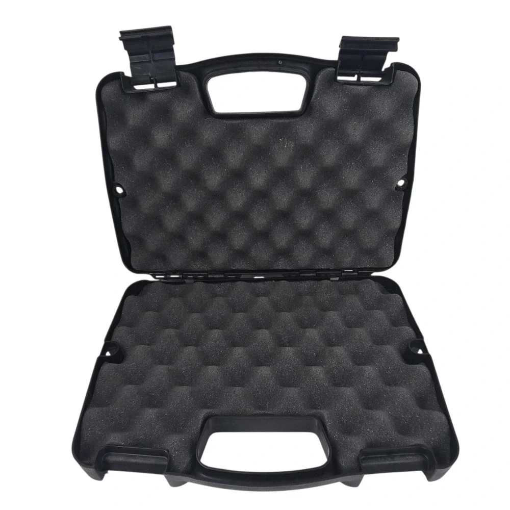 Plano Gun Guard Pistol Case Black Hard Shell Foam Lined 13x9 EUC